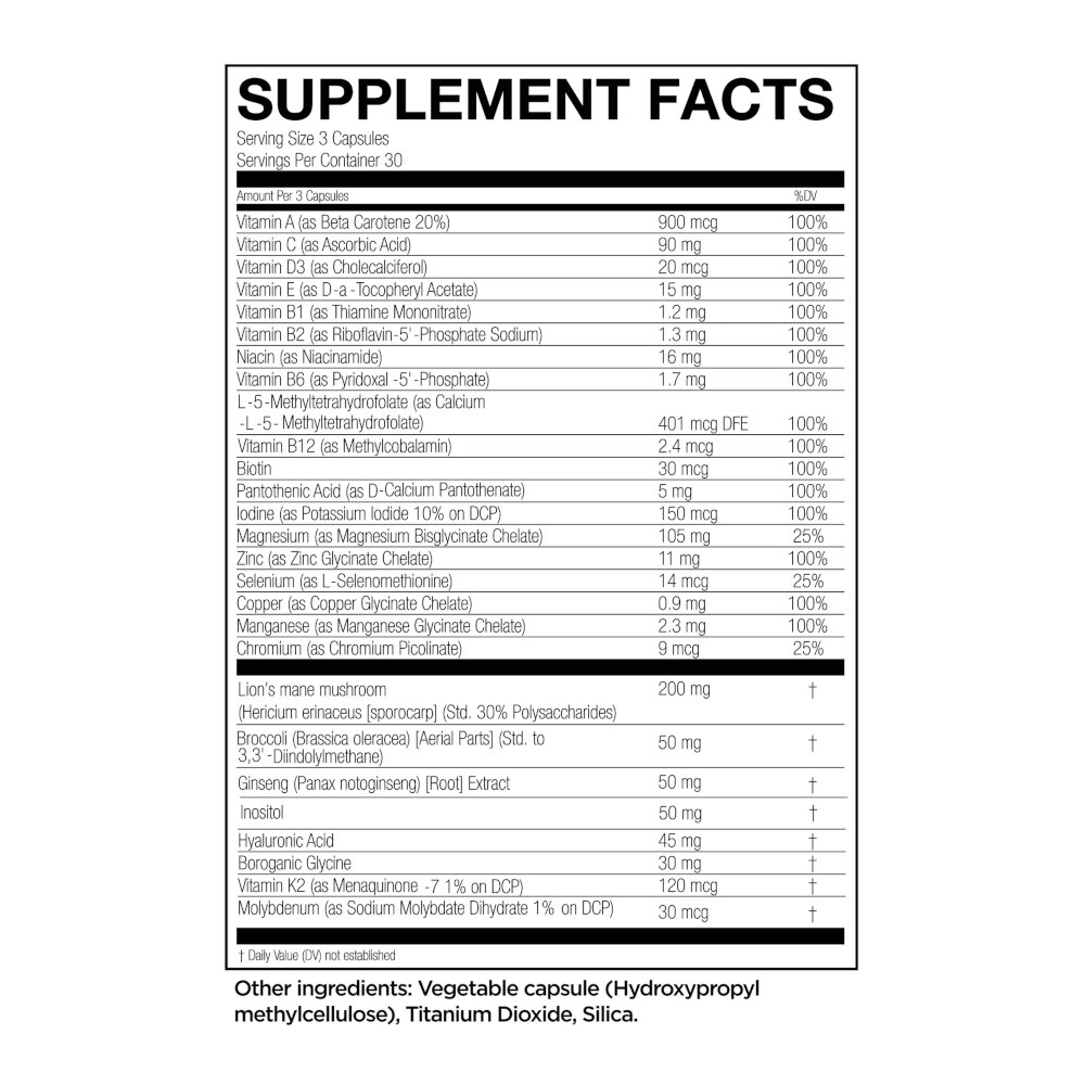 EPIC Multi- Multivitamínico de alto rendimiento - Imagen 2