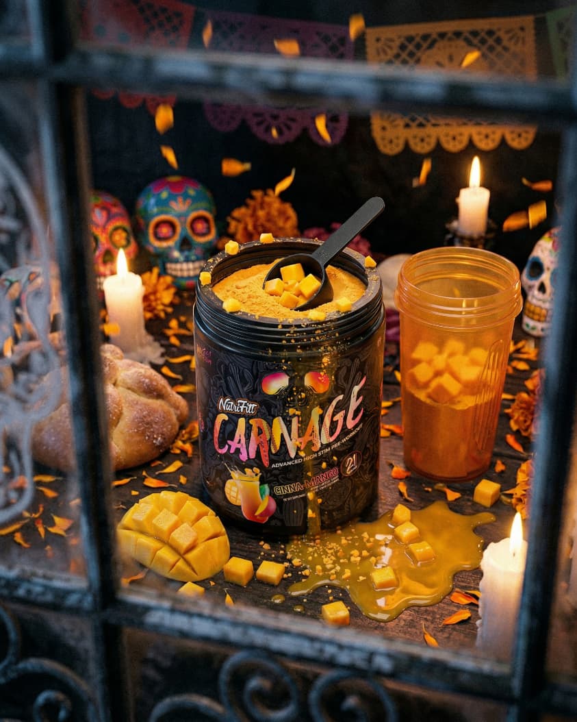 Carnage Advanced Pre-workout Cinna de Mango EDICIÓN LIMITADA - Imagen 2